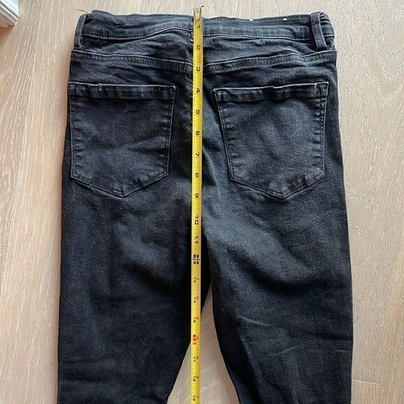 Kate Skinny Jeans, Distressed Black, Size 27 - Picture 11 of 11